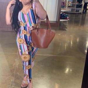 L jumpsuit stretch material